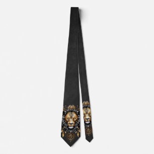 Awesome majestic lion tie