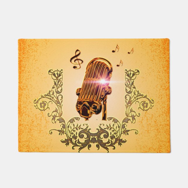 Awesome microphone doormat (Front)