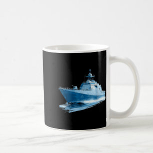 Awesome Military Ship Graphic Coffee Mug
