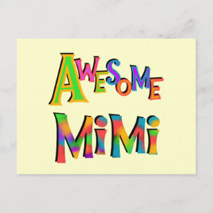 Awesome Mimi T-shirts and Gifts Postcard