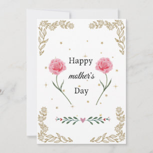 Awesome Mom Greeting Card Perfect for Mother's Day