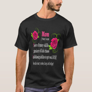 Awesome Mom Mother Definition  Mother s Day  Happy T-Shirt