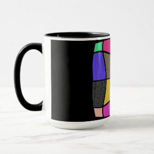 Awesome Mondrian Style Modern Design Mug
