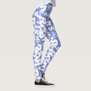 Awesome Money Dollar Dollars Pattern Leggings