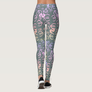 Awesome Money Euro Dollars Pattern Leggings