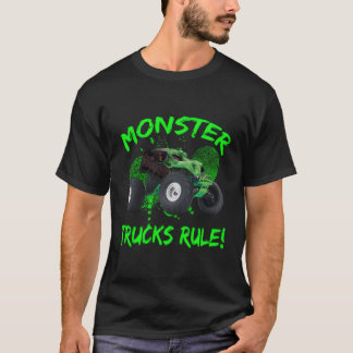 Awesome Monster Trucks Rule For Adults Youth And T T-Shirt