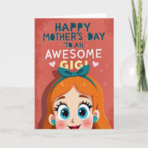 Awesome Mothers Day Design Card