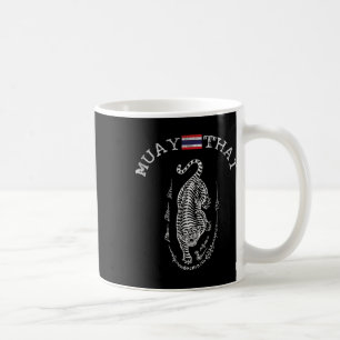Awesome Muay Thai Kickboxing Tiger - Mens Womens  Coffee Mug