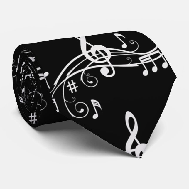 ****AWESOME MUSICAL NOTES*** TIE (Rolled)