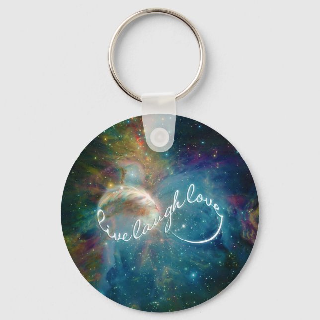 Awesome mystic "Live Laugh Love" infinity symbol Keychain (Front)