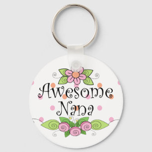 Awesome Nana T-Shirt Keychain