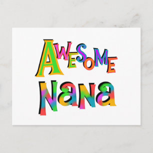 Awesome Nana T-shirts and Gifts Postcard