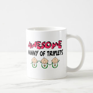 AWESOME NANNY of TRIPLETS Coffee Mug