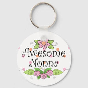 Awesome Nonna T-Shirt Keychain