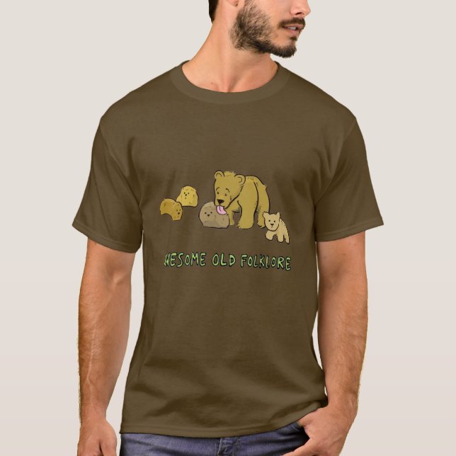 Awesome Old Bear Folklore T-Shirt (Front)
