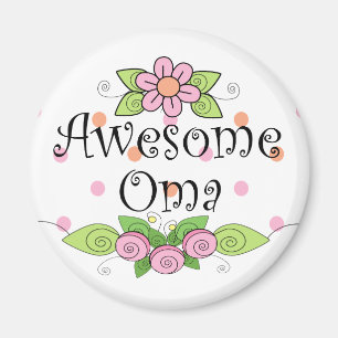 Awesome Oma T-Shirt Magnet