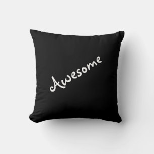 Awesome or Awful Mood Throw Pillow
