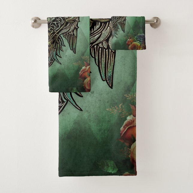 Awesome owl  bath towel set (Insitu)