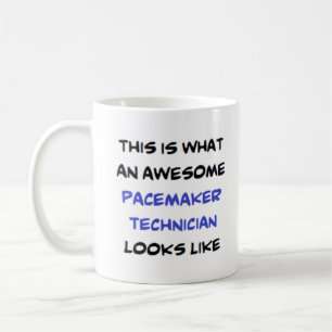awesome pacemaker technician coffee mug