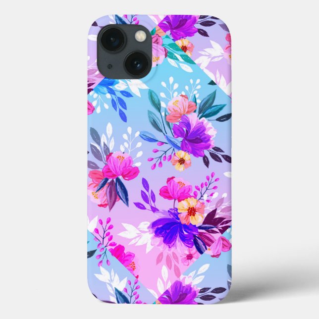 Awesome Painted Flowers Case-Mate iPhone Case (Back)