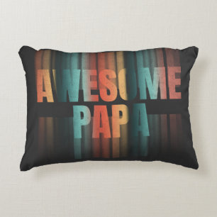 Awesome Papa Accent Pillow