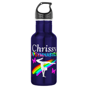 AWESOME PERSONALIZED GYMNASTICS WATER BOTTLE