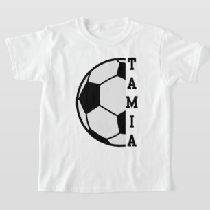 Awesome Personalized Name Soccer Ball Sports Kid's T-Shirt