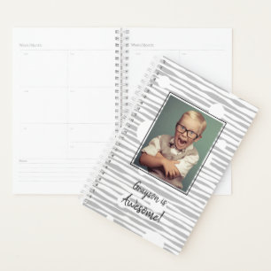 Awesome Personalized Photo and Abstract Pattern Planner