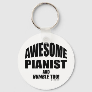 Awesome Pianist Keychain