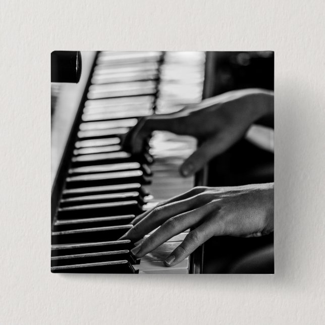 Awesome Piano 2 Inch Square Button (Front)