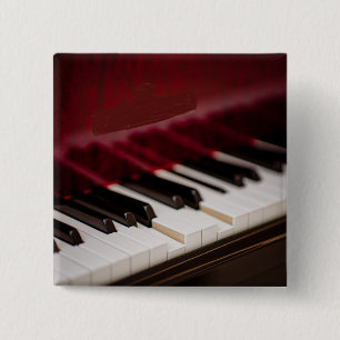 Awesome Piano Artwork 2 Inch Square Button
