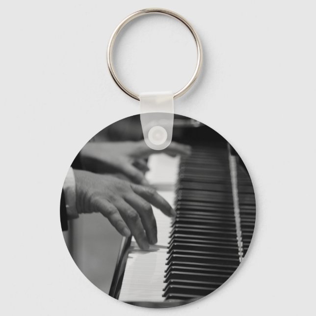 Awesome Piano Artwork Keychain (Front)