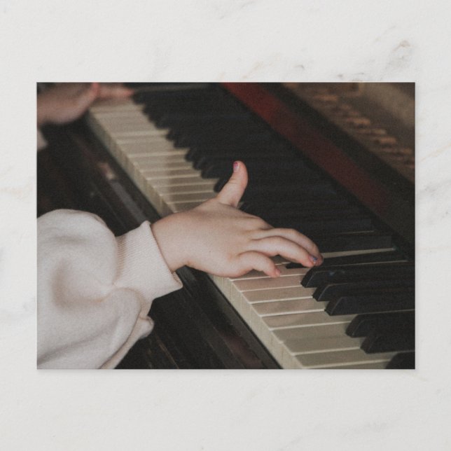 Awesome Piano Artwork Postcard (Front)