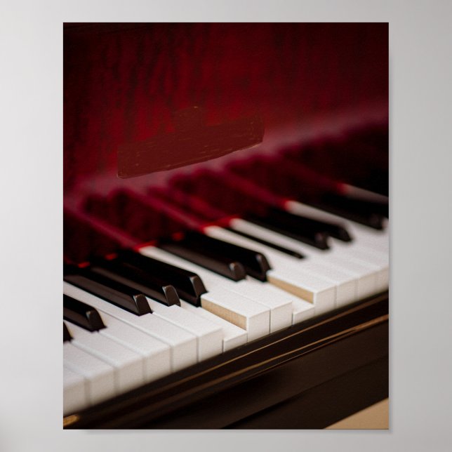 Awesome Piano Artwork Poster (Front)