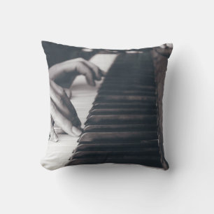 Awesome Piano Design Throw Pillow