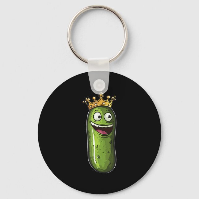 Awesome Pickle Kingdom Costume For Crown Lovers  Keychain (Front)