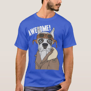 Awesome Pilot Dog  T-Shirt