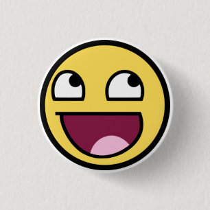 AWESOME PIN! 1 INCH ROUND BUTTON
