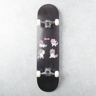 Awesome Pink Cute Unicorns Sticker