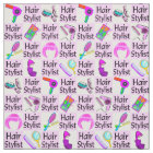 AWESOME PINK HAIR STYLIST FABRIC