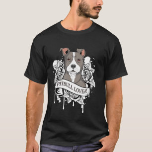 Awesome Pitbull Gif Pit Bull Lover New T-Shirt