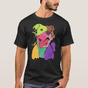 Awesome Pitbull Pit Bull Terrier Print T-Shirt