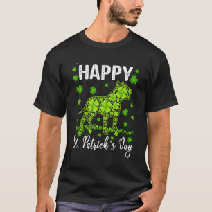 Awesome Pitbull Saint Patrick S Day Dog Dad Mom T-Shirt