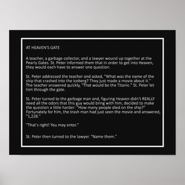 Awesome Plaisanteries affiche couleur personnalisé (Devant)