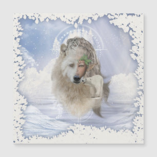 Awesome polarwolf with fairy, 