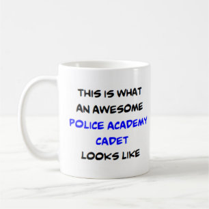 awesome police academy cadet coffee mug