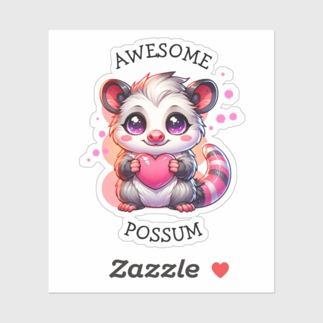 Awesome Possum | Cute Cartoon Opossum (Sheet)