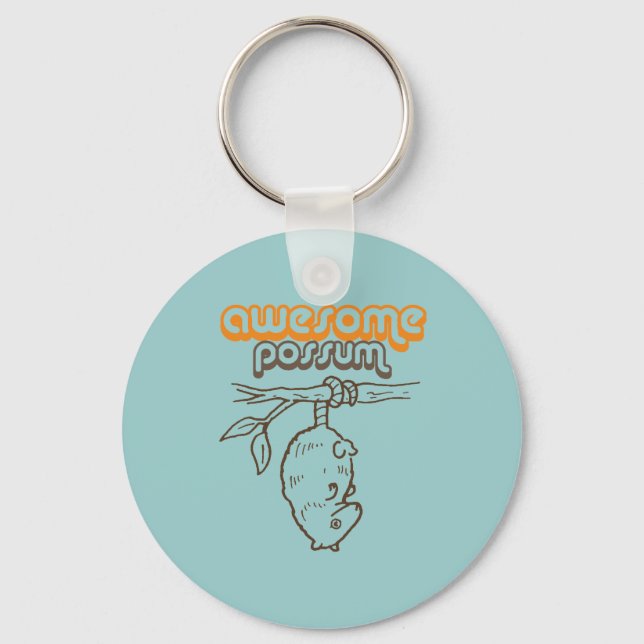 Awesome Possum Keychain (Front)