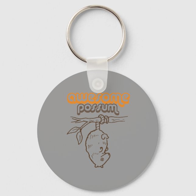 Awesome Possum Keychain (Front)