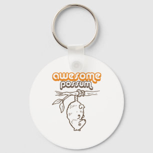 Awesome Possum Keychain